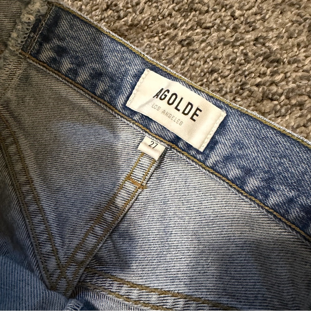 AGOLDE Pieced Angled Relaxed Straight Jeans - Picture 5 of 6
